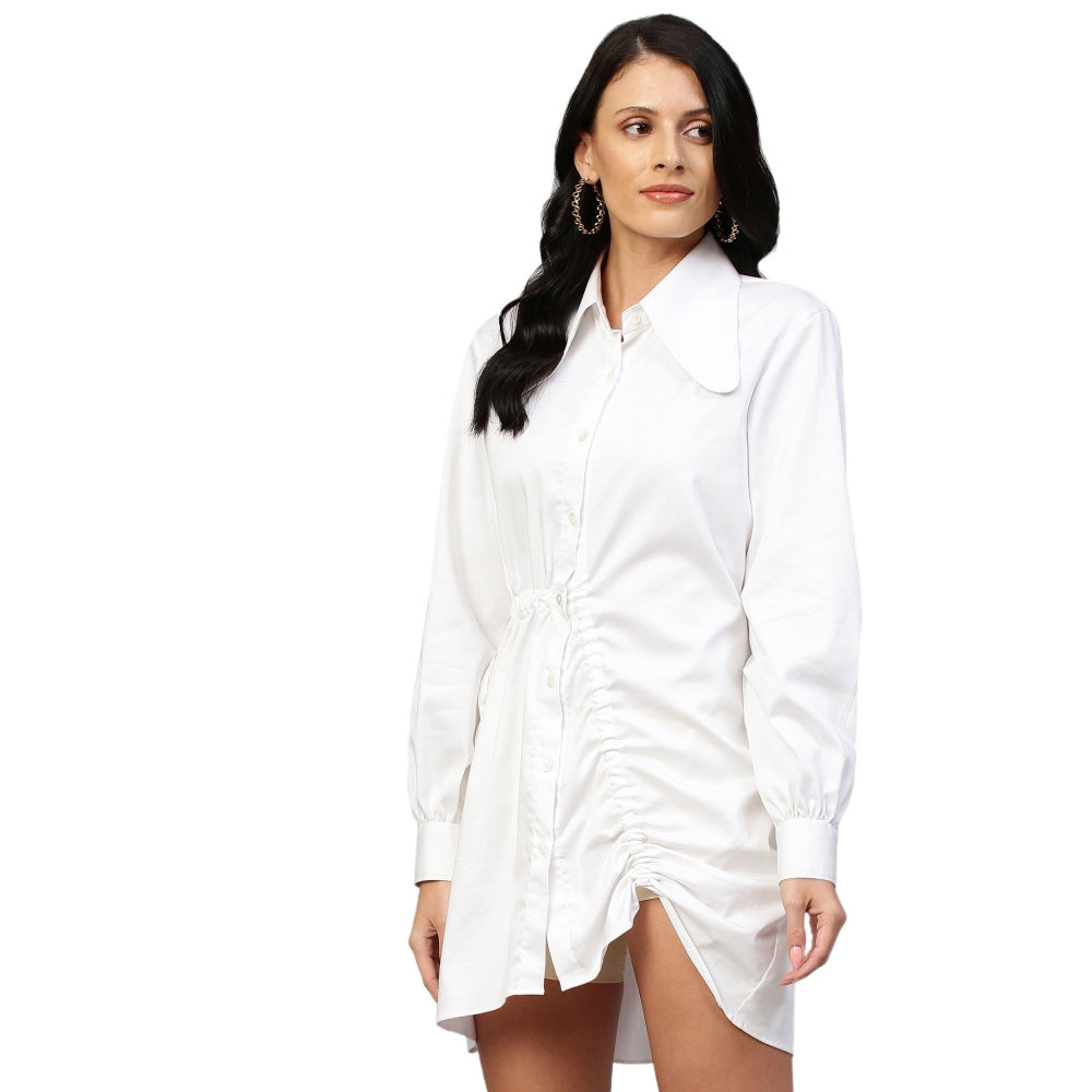 Echke Asymmetric Top With Long Collars