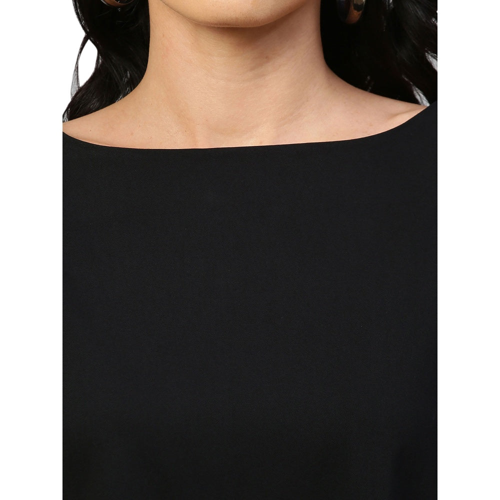 Echke Long Fitted Dress With Sleeve Hole Feature