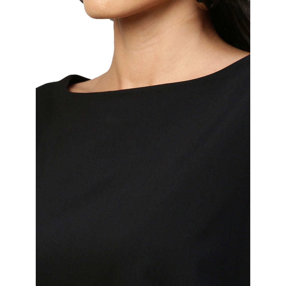 Echke Long Fitted Dress With Sleeve Hole Feature