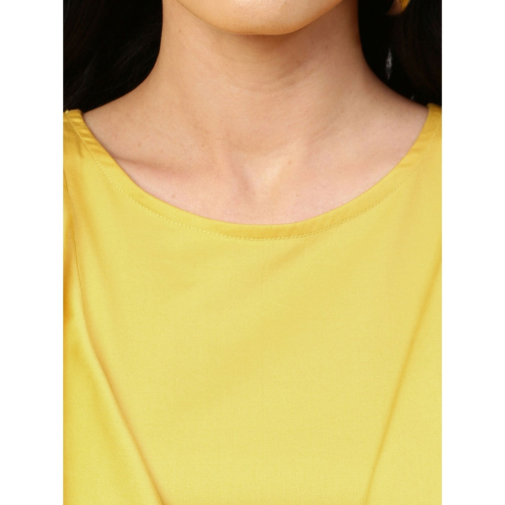 Echke Sleeveless Dress With Side Ruffles