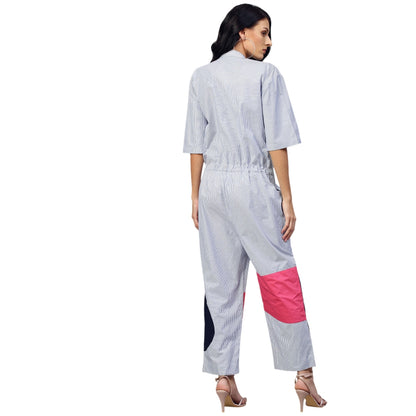 Echke Jumpsuit With Tie-Up Feature