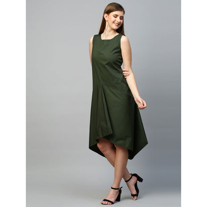 Echke Asymmetric Dress With Zipper