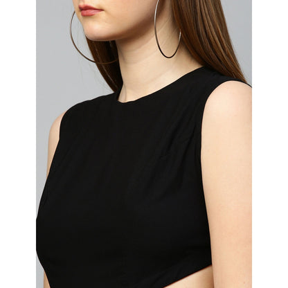 Echke Knee Length Mid-Riff Open Dress