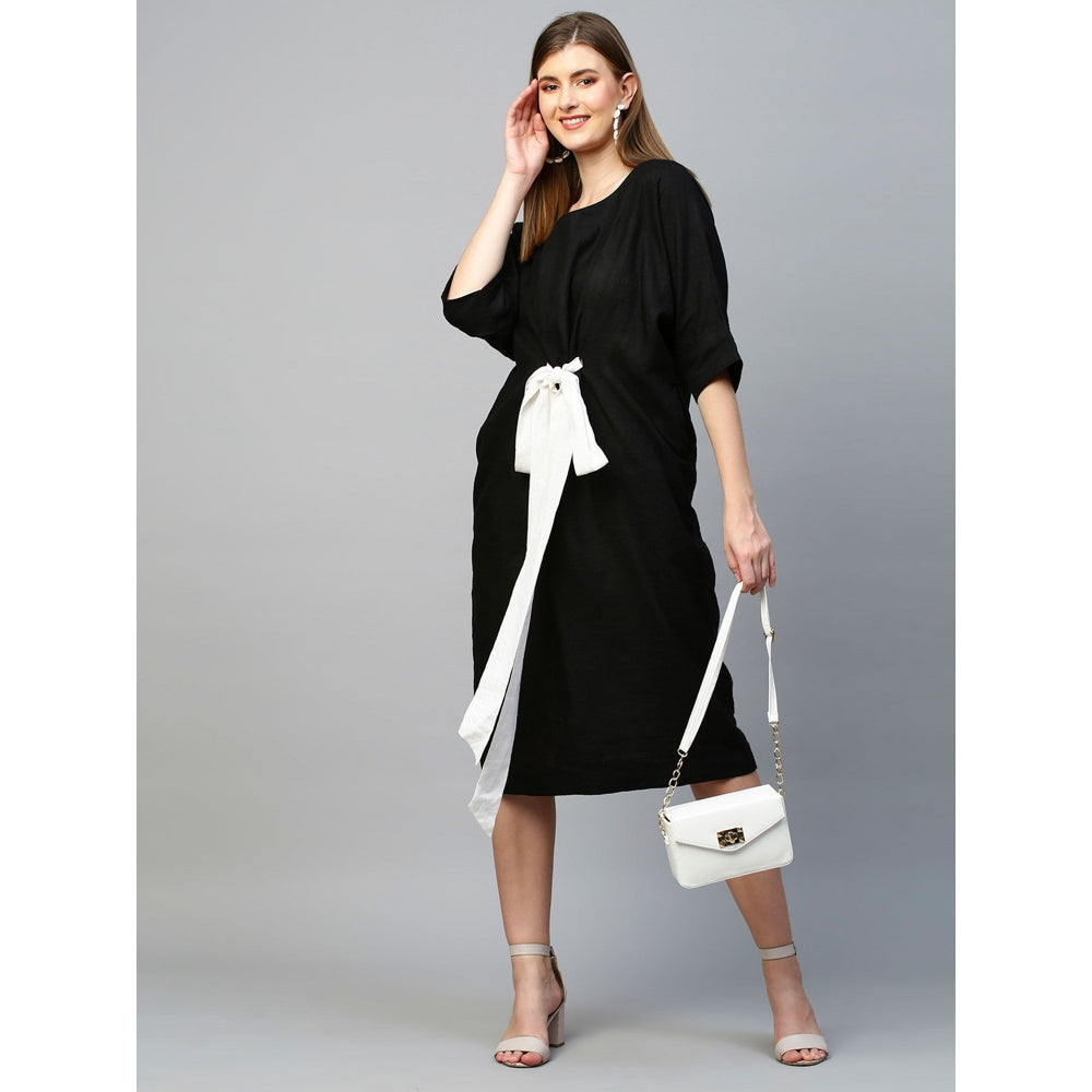 Echke Dress With Mid-Riff Tie-Up