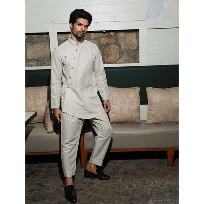 Echke Ecru Linen Co-ord (Set of 2)
