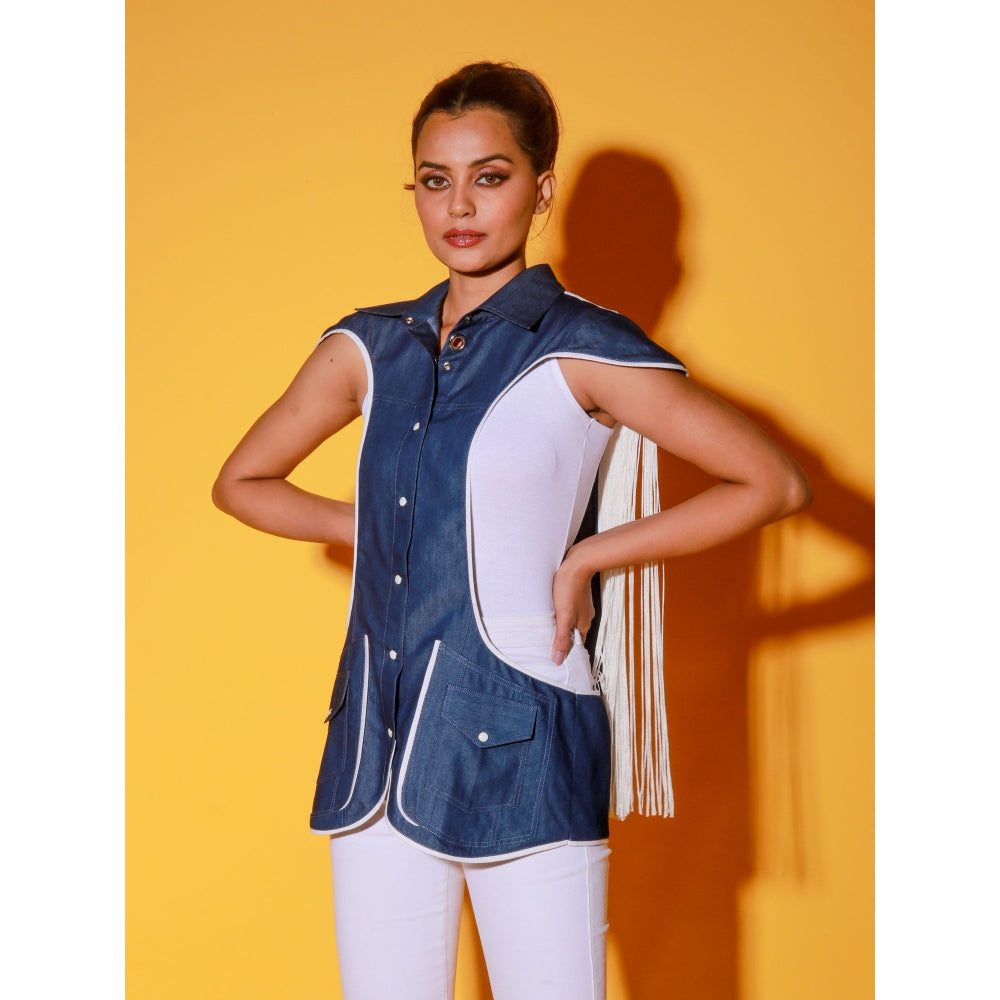 Echke Inverted Blue Jacket