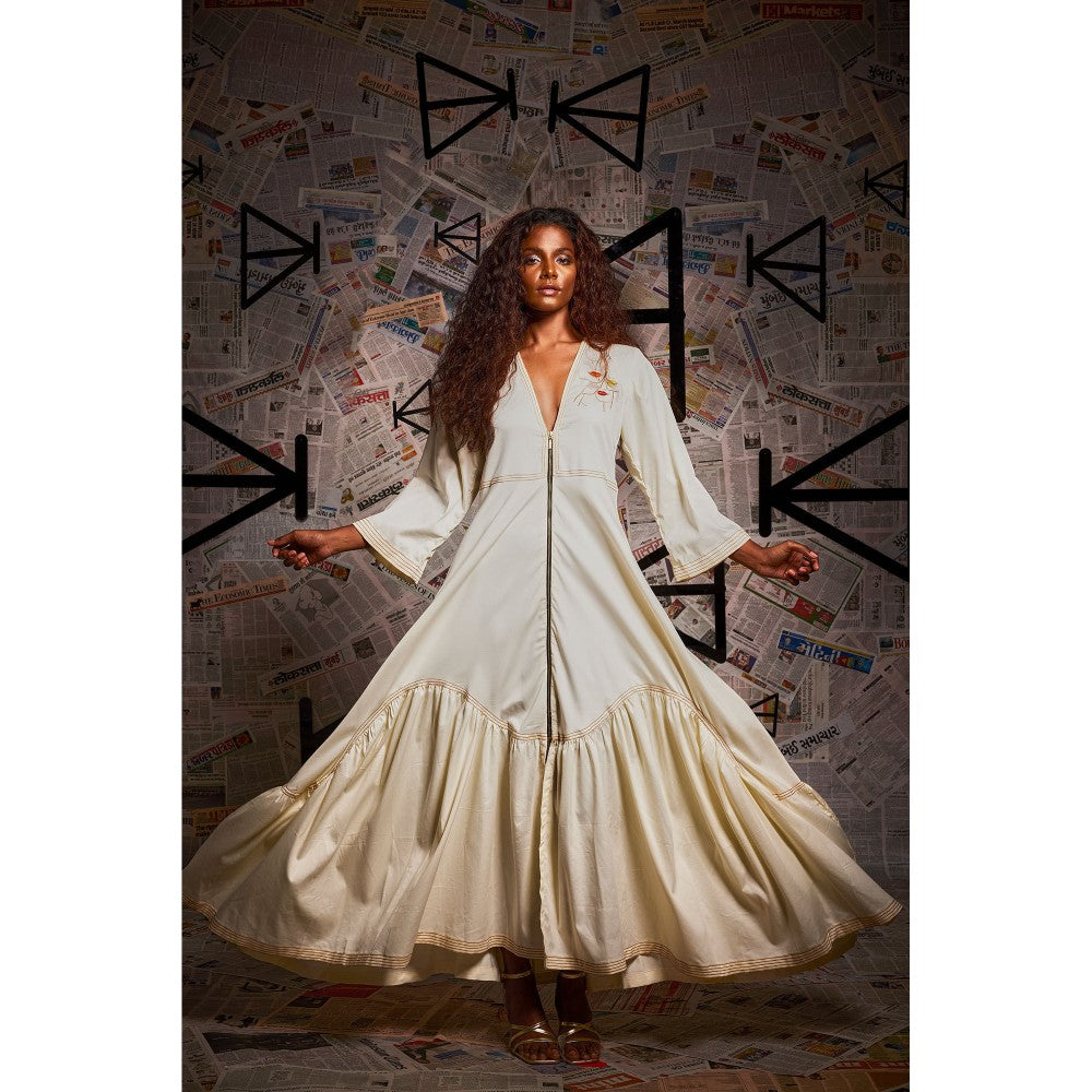 Echke Maxi Ivory Dress