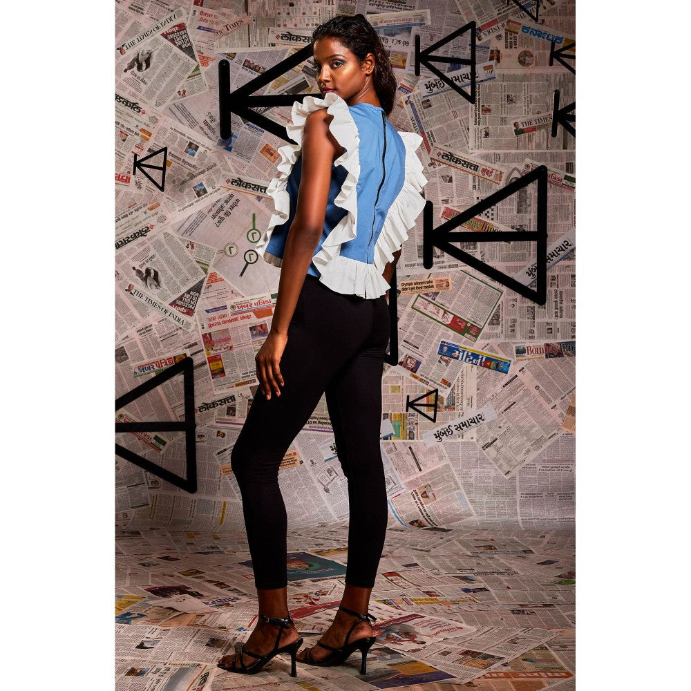 Echke Shoulder Frills Top