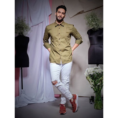Echke Khaki Zara Shirt