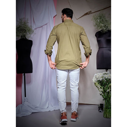 Echke Khaki Zara Shirt