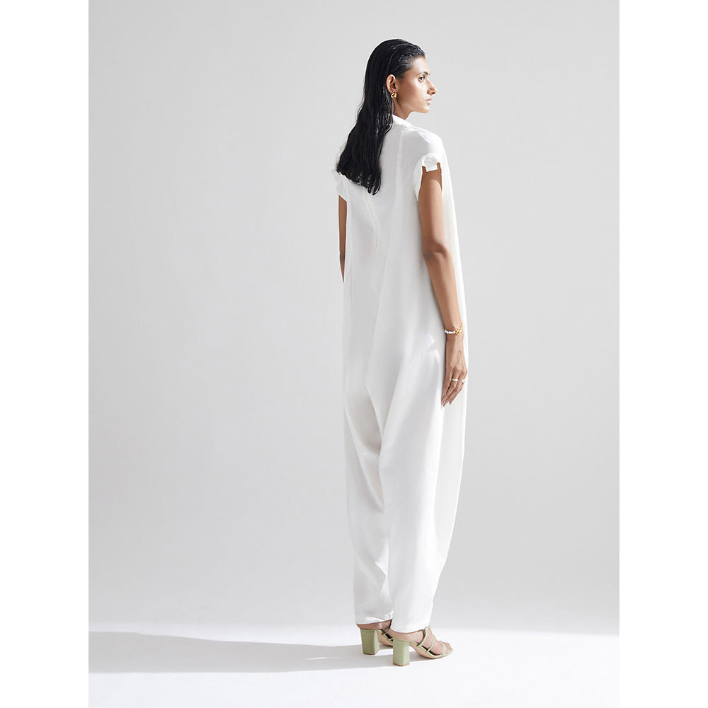 EchoStudio White Lily Jumpsuit