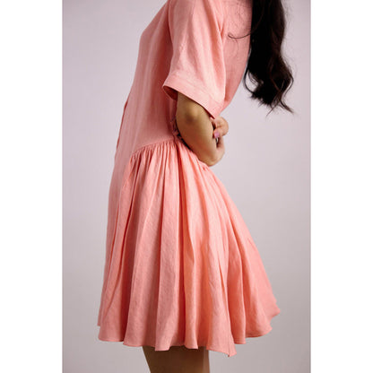 EchoStudio Pink Drift Dress