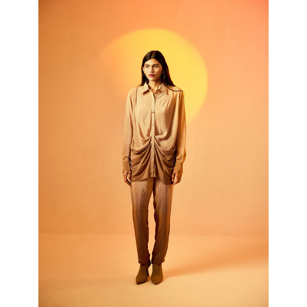 EchoStudio Latte Co-ord (Set of 2)
