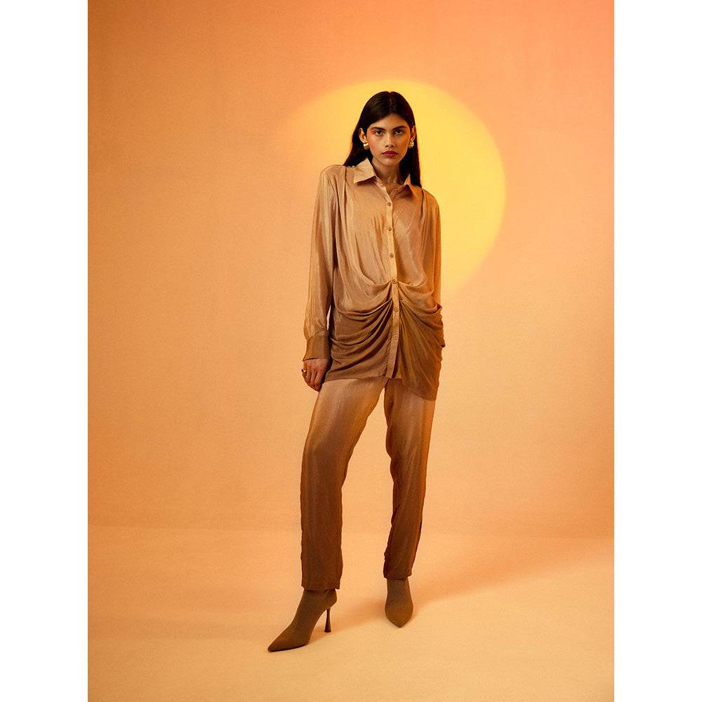 EchoStudio Latte Co-ord (Set of 2)