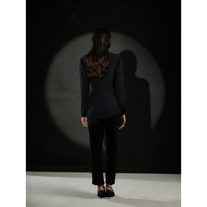 EchoStudio Cowl Blazer Pant Co-Ord (Set of 2)