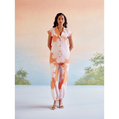 EchoStudio Orange Echo Cabana Co-Ord (Set of 2)