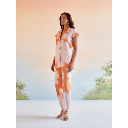 EchoStudio Orange Echo Cabana Co-Ord (Set of 2)