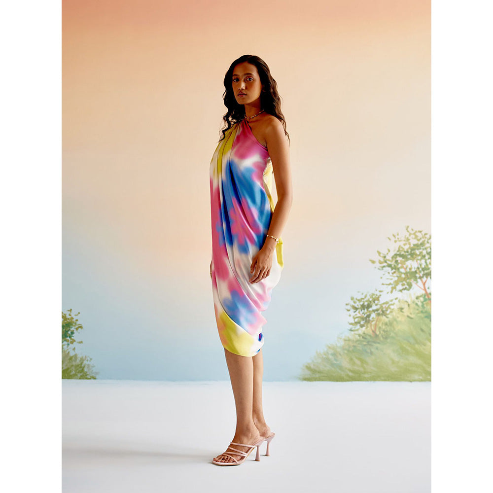 EchoStudio Multi-Colour Echo Lagoon Dress