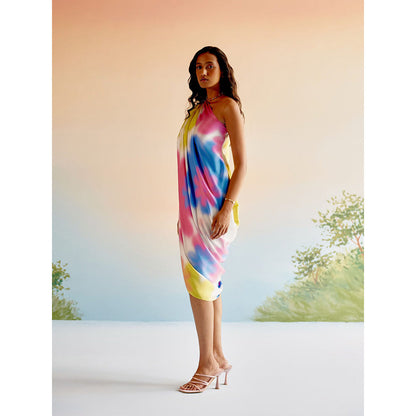 EchoStudio Multi-Colour Echo Lagoon Dress