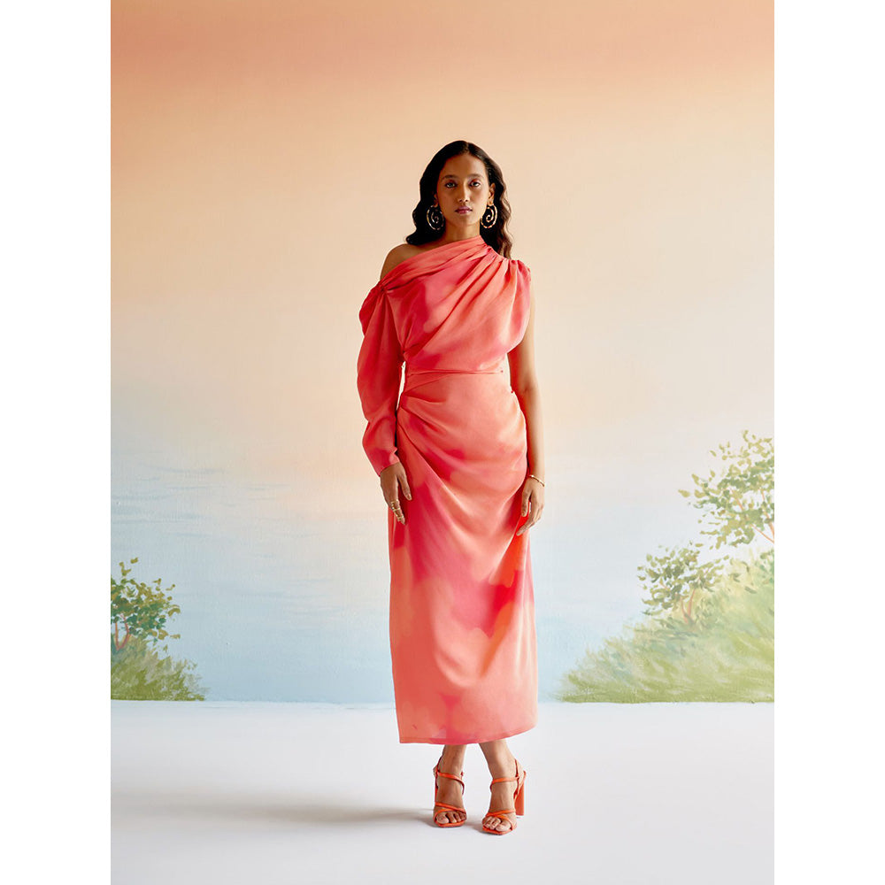 EchoStudio Peach Echo Juna Dress