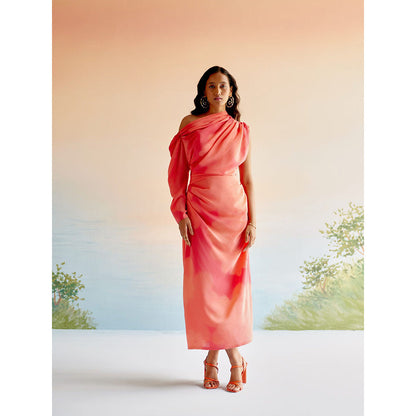 EchoStudio Peach Echo Juna Dress