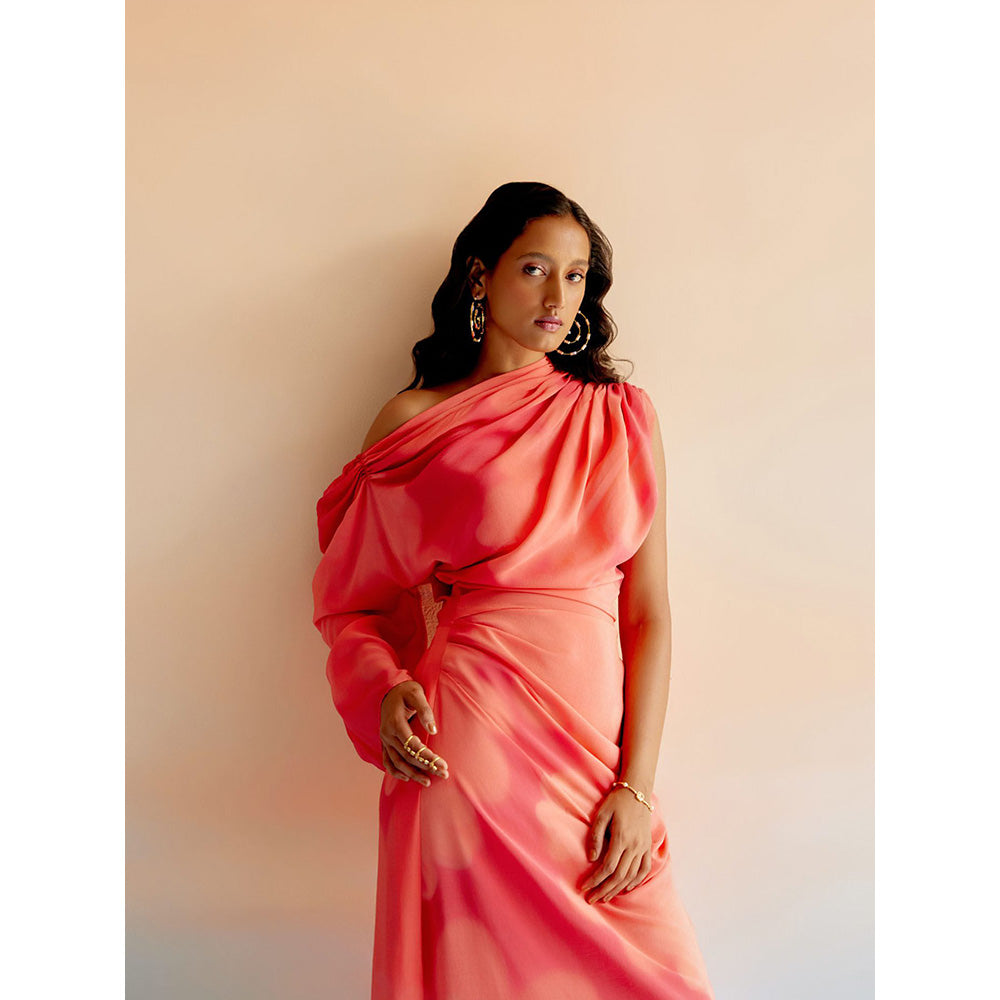EchoStudio Peach Echo Juna Dress