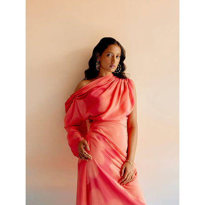 EchoStudio Peach Echo Juna Dress