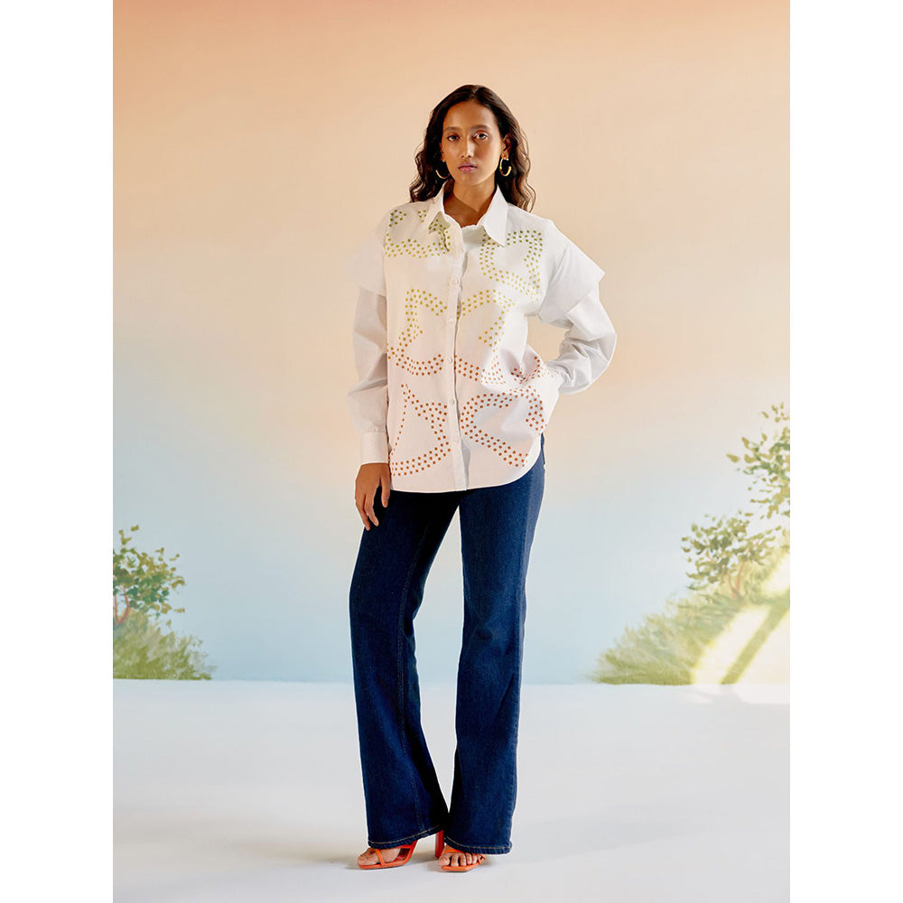 EchoStudio White Echo Regae Shirt