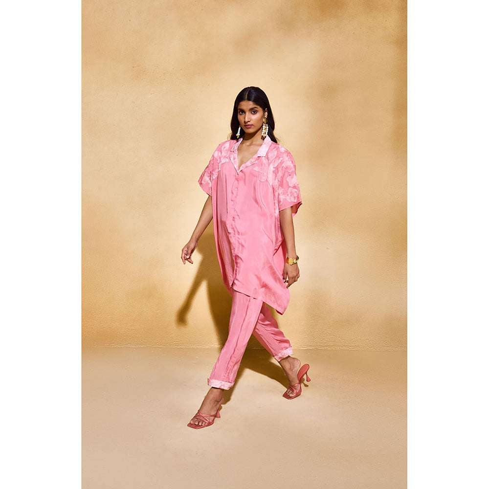 EchoStudio Pink Pearl Co-Ord (Set of 2)