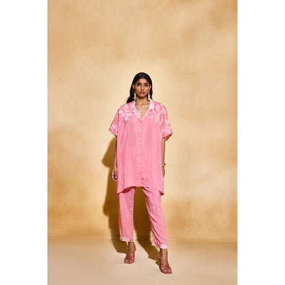 EchoStudio Pink Pearl Co-Ord (Set of 2)
