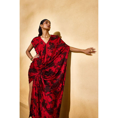 EchoStudio Red Raya Dress