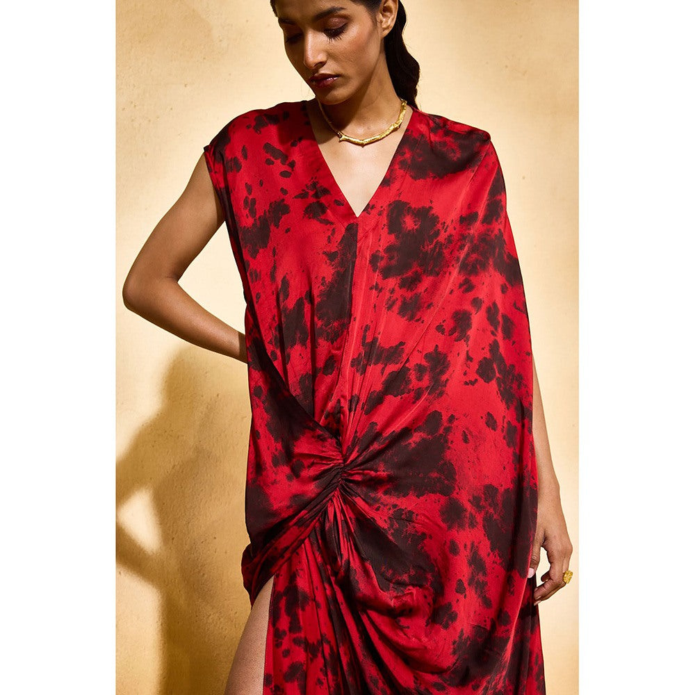 EchoStudio Red Raya Dress