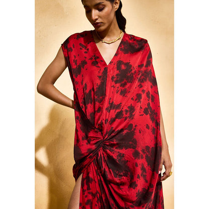 EchoStudio Red Raya Dress