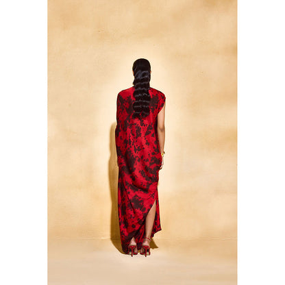 EchoStudio Red Raya Dress
