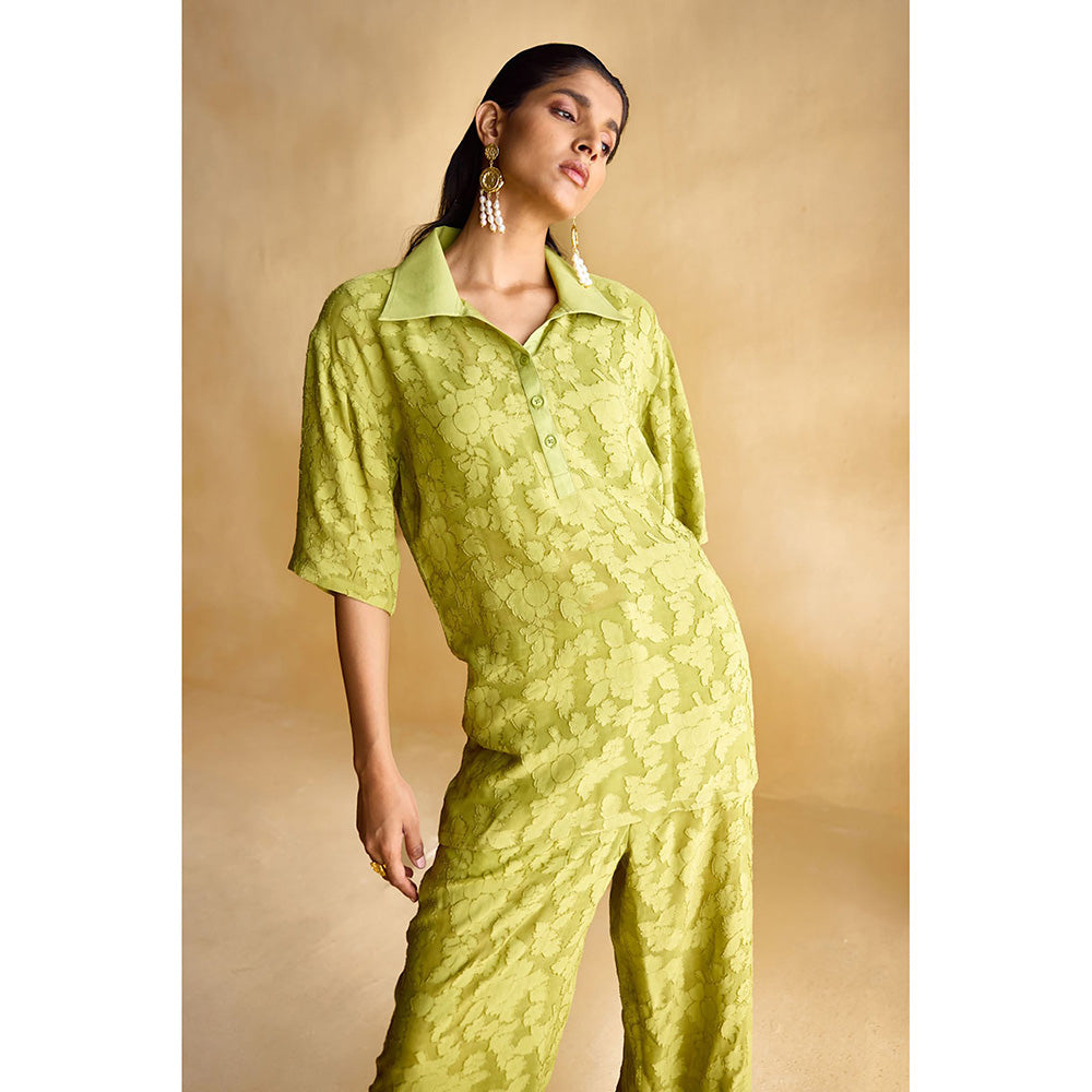 EchoStudio Green Moss Co-Ord (Set of 2)