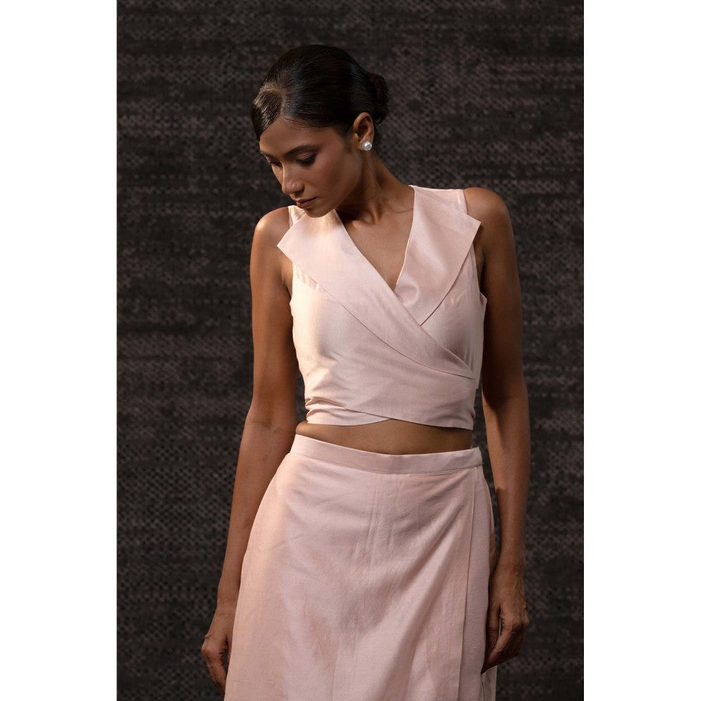 EEDA Pink Vest Top with Skirt