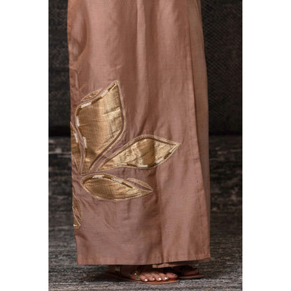 EEDA Brown Vest Top with Skirt