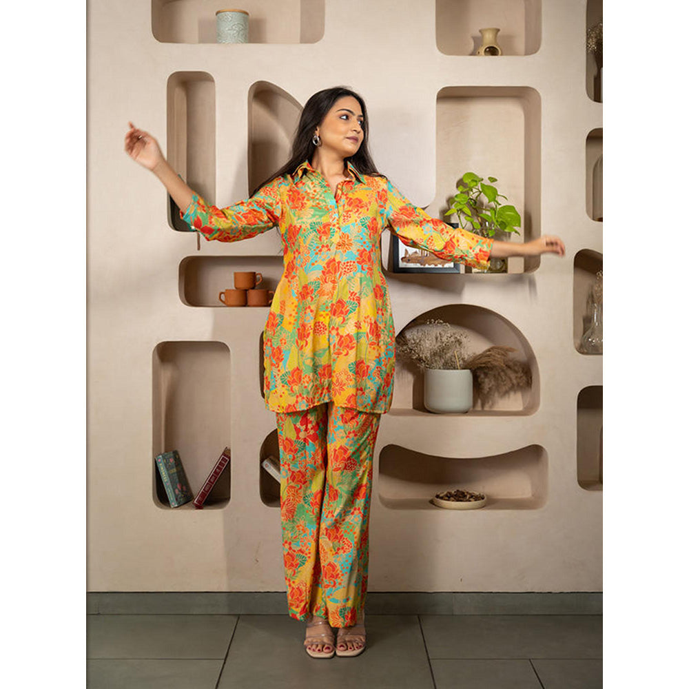 EESHA GUPTA Lemonade Breeze Muslin Co-Ord (Set of 2)