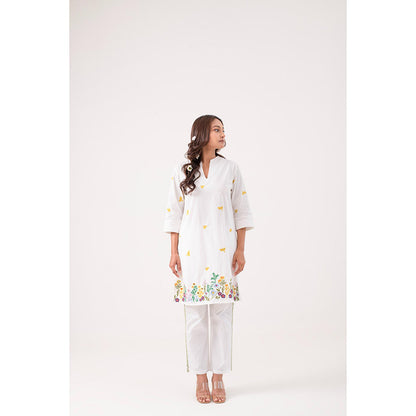 Ekavira Shakti Floral Printed Kurta and Pant (Set of 2)