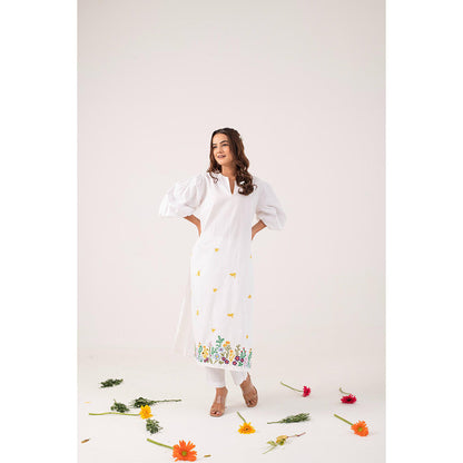 Ekavira Maya Floral Printed Kurta and Pant (Set of 2)
