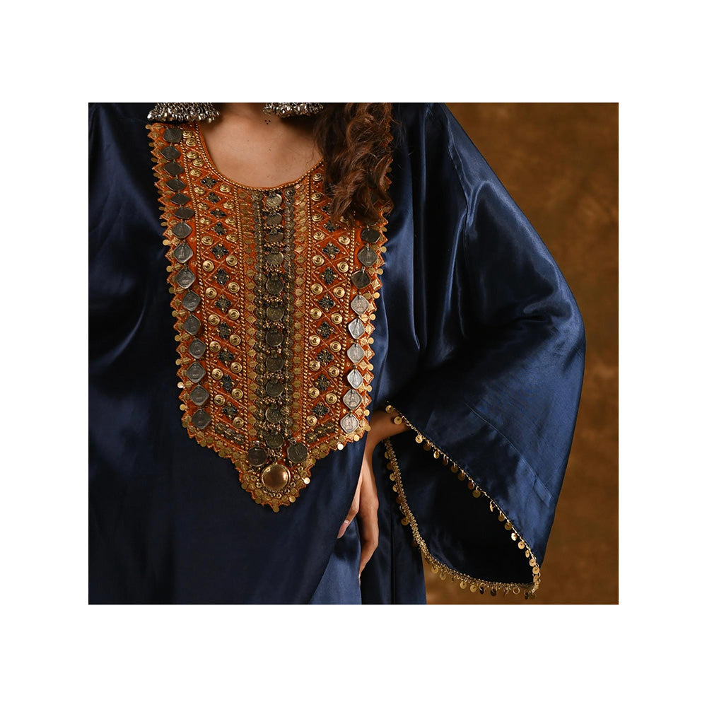 Ekavira Raahi Collection Zahra Embroidered Kurta with Pant and Dupatta (Set of 3)