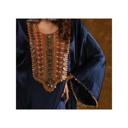Ekavira Raahi Collection Zahra Embroidered Kurta with Pant and Dupatta (Set of 3)