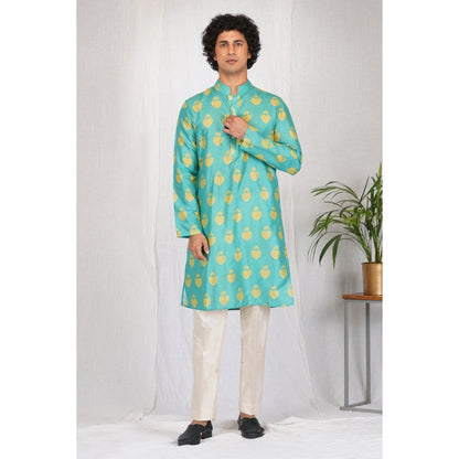 Eleven Brothers Minty Spade Kurta Set (Set of 2)