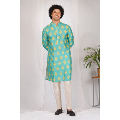 Eleven Brothers Minty Spade Kurta Set (Set of 2)