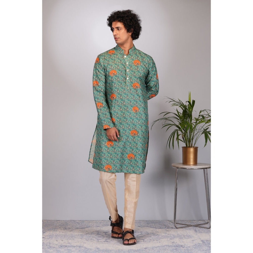 Eleven Brothers Tiger Land Printed Kurta Set (Set of 2)