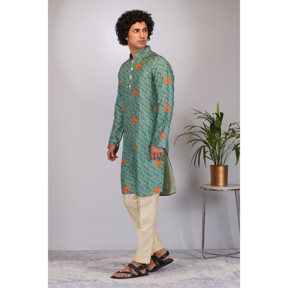 Eleven Brothers Tiger Land Printed Kurta Set (Set of 2)