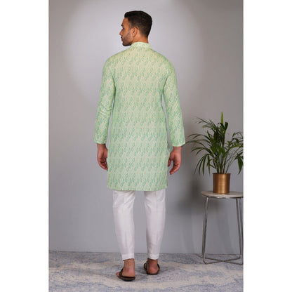 Eleven Brothers Green Spectrum Printed Kurta Set (Set of 2)