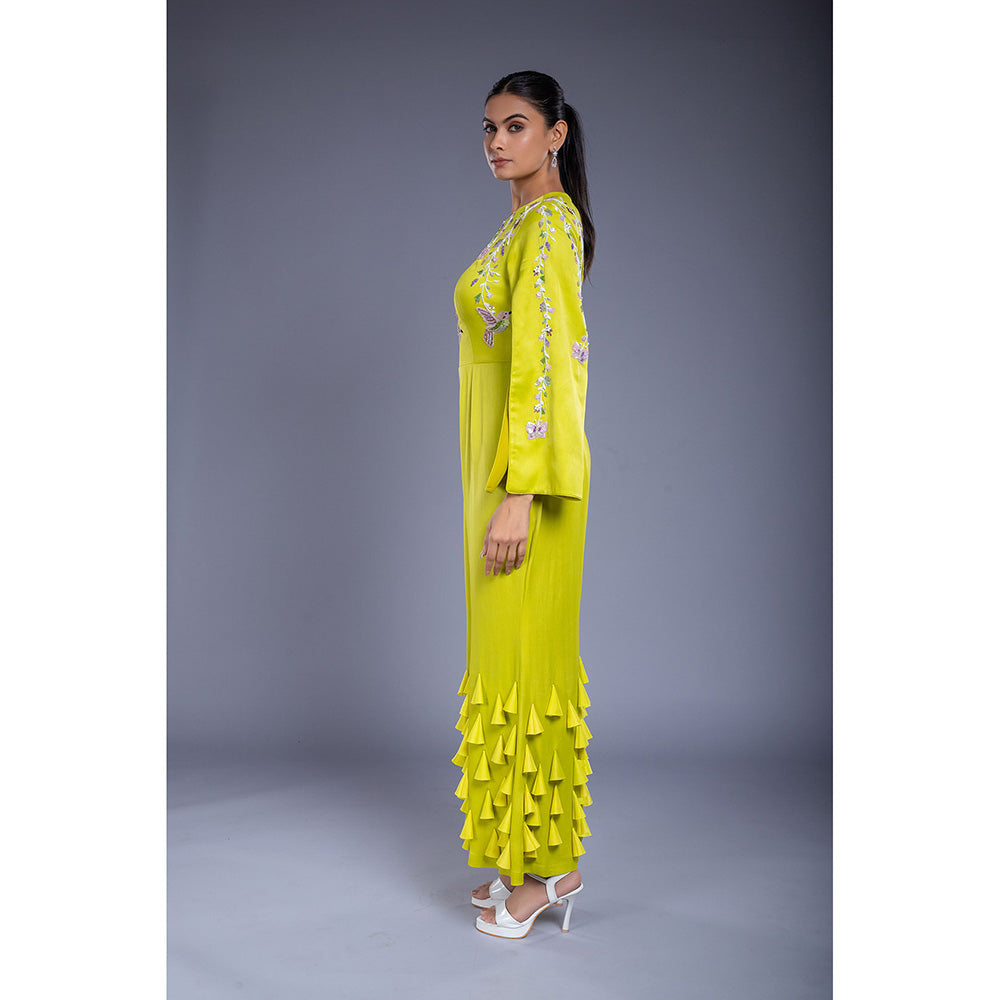 Ellemora Parrot Green Jumpsuit