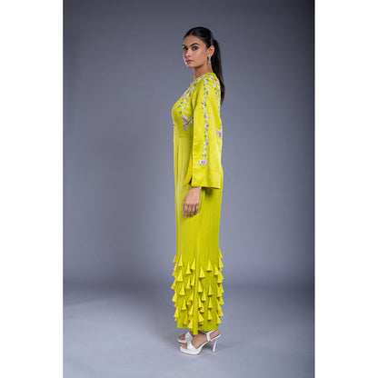 Ellemora Parrot Green Jumpsuit