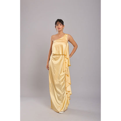 Ellemora Cream Elegance Maxi Dress